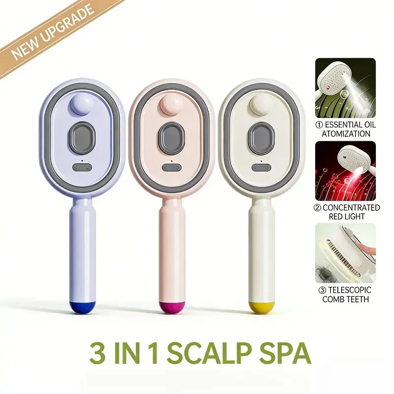 🔥Best Seller 50% OFF🎉Air Cushion Electric Massage Comb-edition