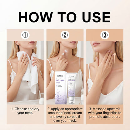 💥80K+ SOLD💕 Collagen Fullerene Neck Cream | Lift Saggy Neck & Erase Neck Lines -Viral