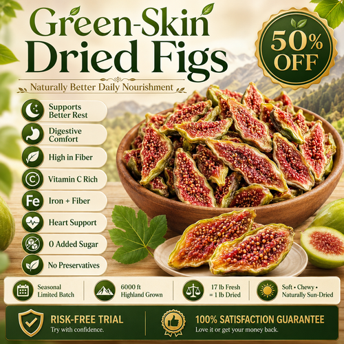 🌿Premium Emerald Dried Figs | 100% Sun-Dried Superfood ☀️ -Finds