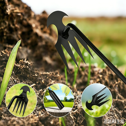 🌱Multifunctional Grass Hook Tool, Effortless Yard Weeding-Viral