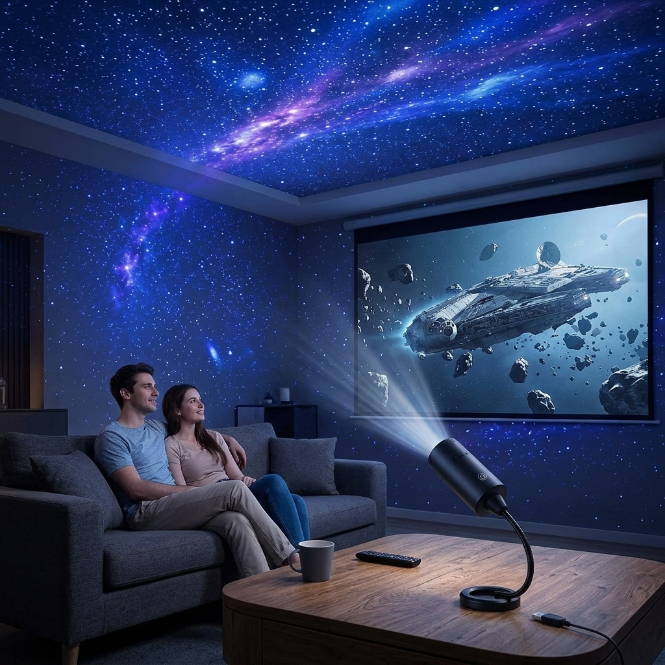 ✨🥳2026 Hot Seller🥳HD Starry Sky Projection Lamp Home Decor 🪐🌌-Viral