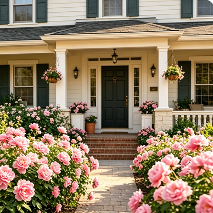 🌸✨Upgrade Your Villa! Create Dreamy Climbing Peony Fence At Home 🏡🇺🇸-Viral