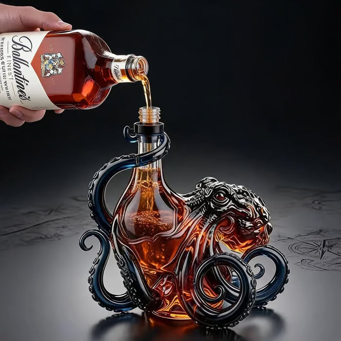 🎁 Father’s Day 49% OFF - The Kraken Rum Edition 3D Octopus Bottle 🐙🥃 -Bestseller