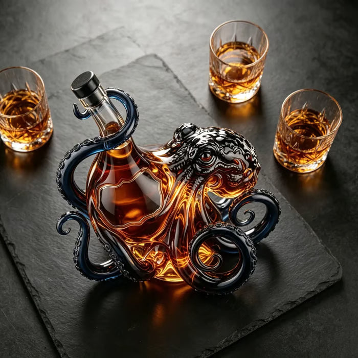 🎁 Father’s Day 49% OFF - The Kraken Rum Edition 3D Octopus Bottle 🐙🥃 -Bestseller