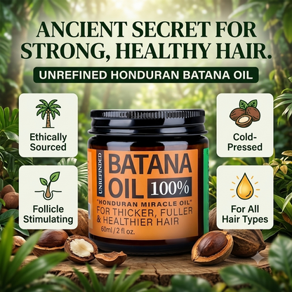 🔥Batana Oil for Hair Growth,Raw Organic Batana Mask from Honduras🌱-Finds
