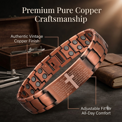 🔥🎁 Timeless Vintage Style 🍂The Lord's Prayer Bracelet 🙏 -edition