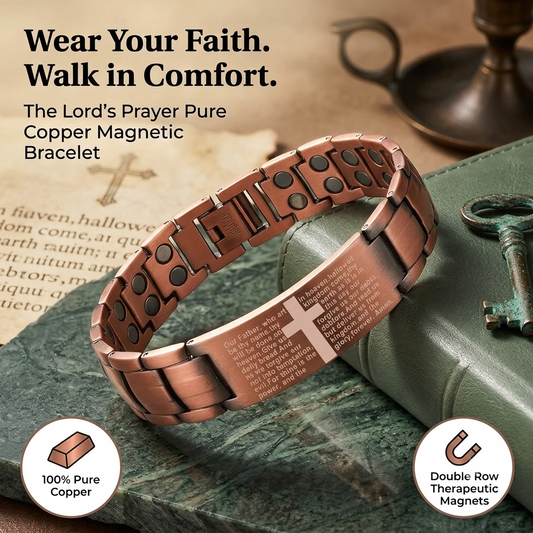 🔥🎁 Timeless Vintage Style 🍂The Lord's Prayer Bracelet 🙏 -edition