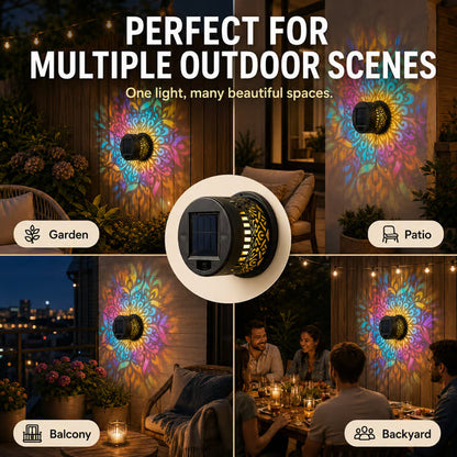 🎁 Father’s Day 59% OFF - 🌟Solar Mandala Wall Light🌌 -edition