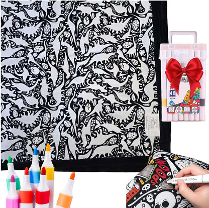 🔥 2026's Best Seller: DIY Coloring Blanket! 🏠-edition