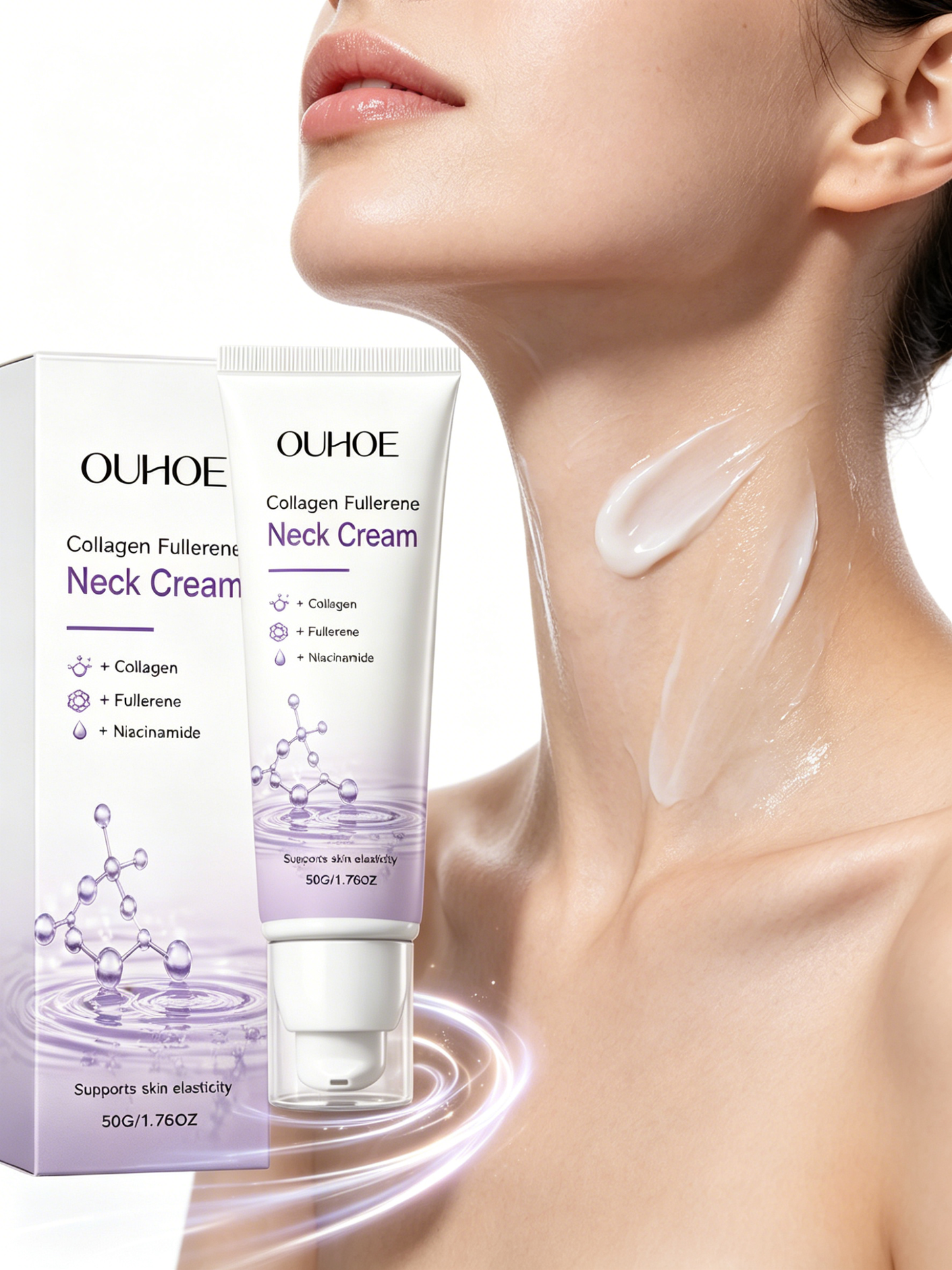 💥80K+ SOLD💕 Collagen Fullerene Neck Cream | Lift Saggy Neck & Erase Neck Lines -Viral