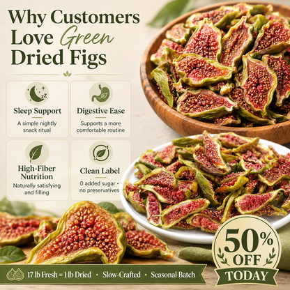 🌿Premium Emerald Dried Figs | 100% Sun-Dried Superfood ☀️ -Finds