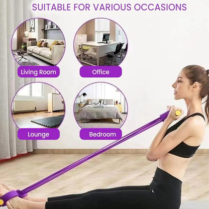 🔥Day Sale 50% OFF🎉 Summer vibes Multi-functional Pedal Resistance Band Trainer-Viral