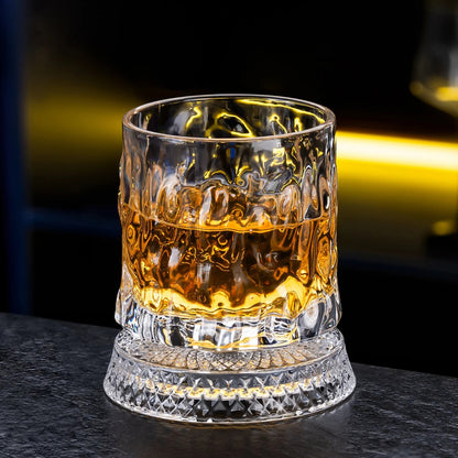 🎁 Father’s Day 50% OFF - Luxury 360° Spinning Crystal Glass-edition
