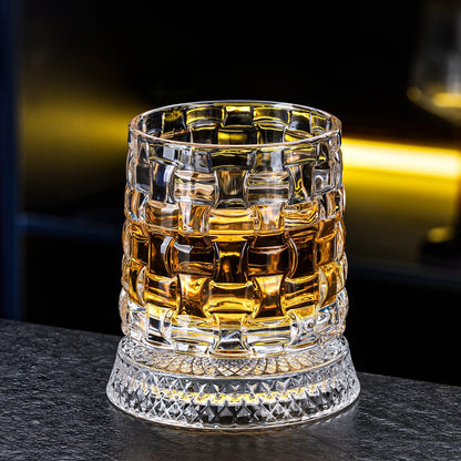 🎁 Father’s Day 50% OFF - Luxury 360° Spinning Crystal Glass-Finds
