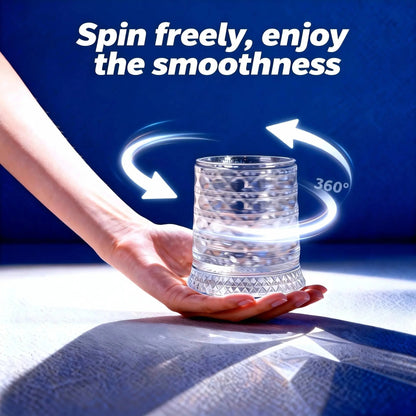 🎁 Father’s Day 50% OFF - Luxury 360° Spinning Crystal Glass-edition